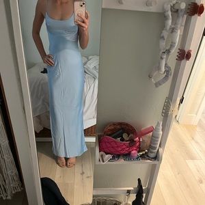 Princess Polly Ravia Maxi Dress Blue Size 0